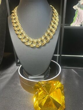 Gold-Tone Chunky Chain Necklace - Women Jewelry